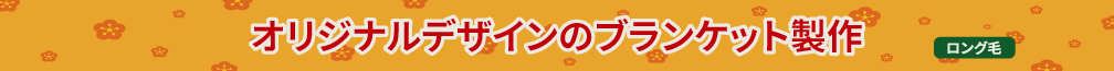 オリジナル ブランケット