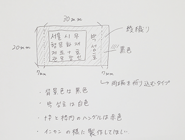 さくらラベル　綾織り製作事例