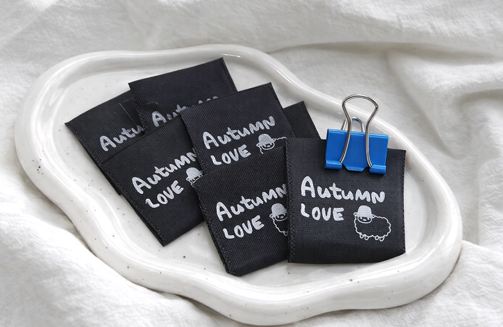 プリントネーム　布タグ参考事例