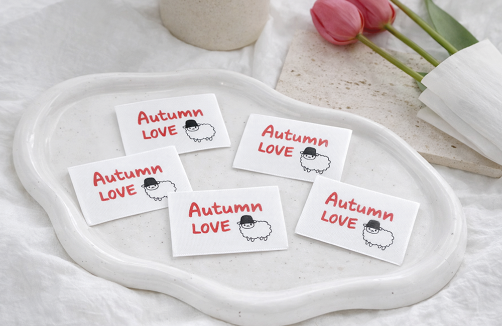 プリントネーム　布タグ参考事例