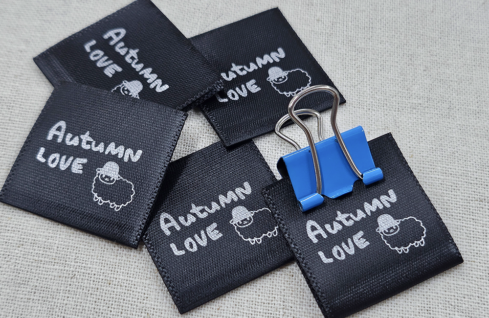 プリントネーム　布タグ参考事例