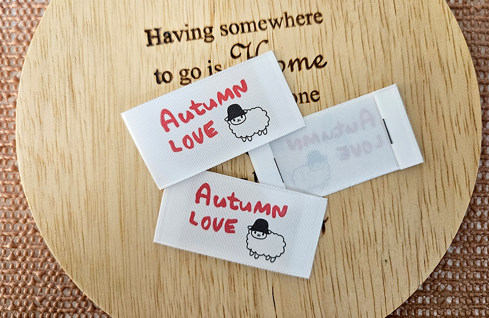 プリントネーム　布タグ参考事例