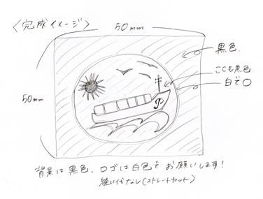 手芸用タグ　データ作成方法